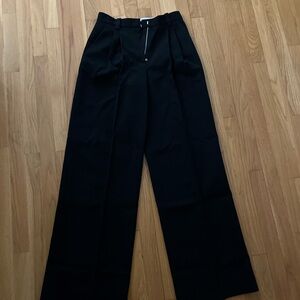 Marc Jacobs Black Wide-Leg Trousers